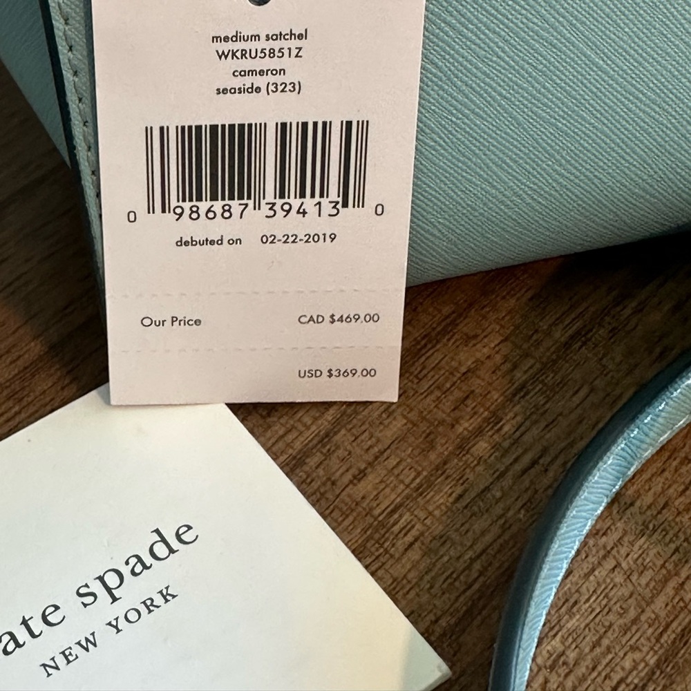NWT - Kate Spade Medium Satchel (Seaside) - Picture 3 of 11